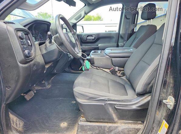1GCPYCEF3MZ309095 2021 CHEVROLET SILVERADO Black 