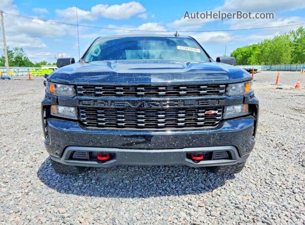 1GCPYCEF3MZ309095 2021 CHEVROLET SILVERADO Black 