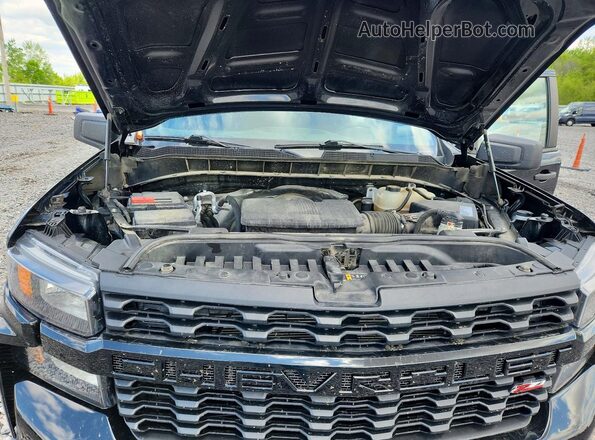 1GCPYCEF3MZ309095 2021 CHEVROLET SILVERADO Black 