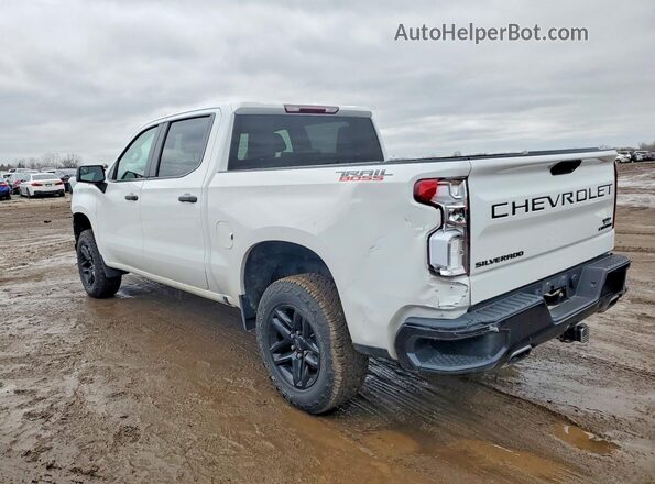 1GCPYCEF3MZ329959 2021 CHEVROLET SILVERADO White Trasero izquierdo