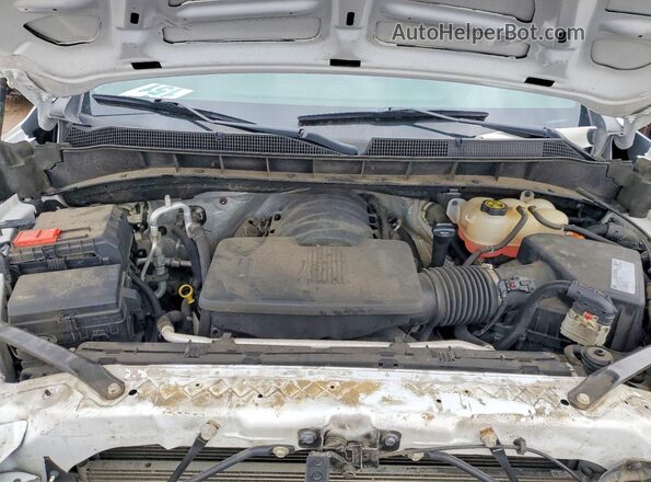 1GCPYCEF3MZ329959 2021 CHEVROLET SILVERADO White Vista interior trasera