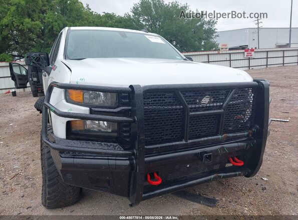 1GCPYCEF6LZ151320 2020 CHEVROLET SILVERADO White Widok zestawu wskaźników