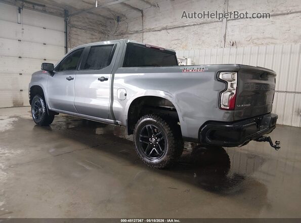 1GCPYCEF8MZ420483 2021 CHEVROLET SILVERADO Green Rear left
