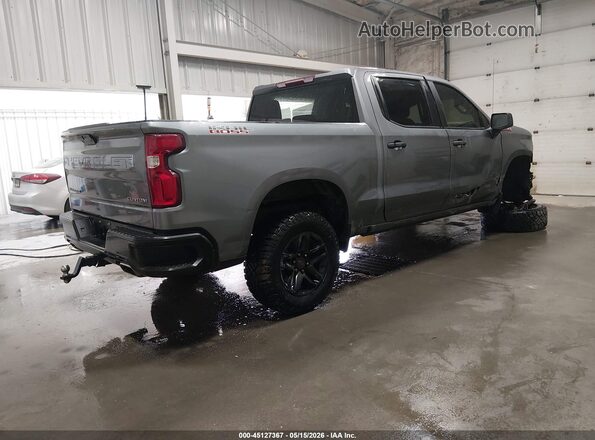 1GCPYCEF8MZ420483 2021 CHEVROLET SILVERADO Green Rear right