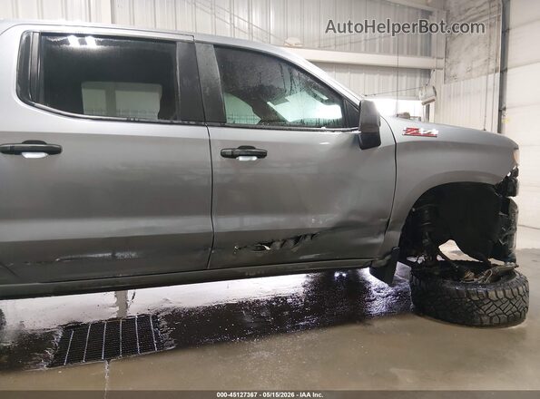 1GCPYCEF8MZ420483 2021 CHEVROLET SILVERADO Green Front view