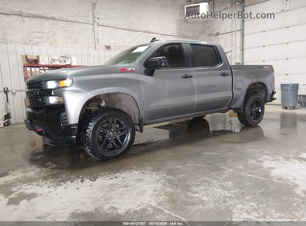 1GCPYCEF8MZ420483 2021 CHEVROLET SILVERADO Green Front left