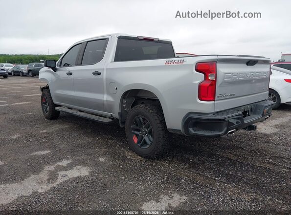 1GCPYCEF9LZ182173 2020 CHEVROLET SILVERADO Silver Trasero izquierdo