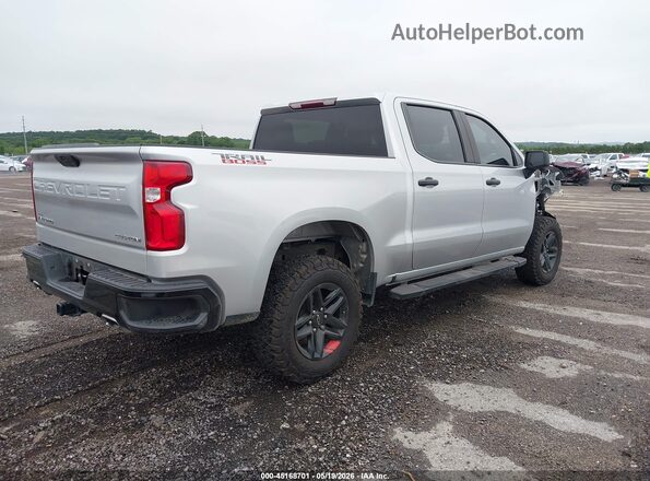 1GCPYCEF9LZ182173 2020 CHEVROLET SILVERADO Silver Trasero derecho