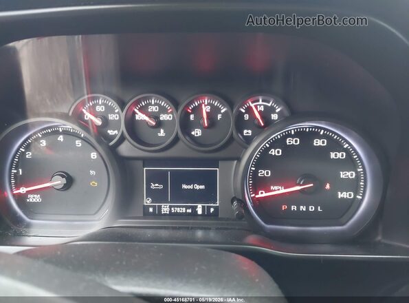 1GCPYCEF9LZ182173 2020 CHEVROLET SILVERADO Silver Vista de los asientos traseros