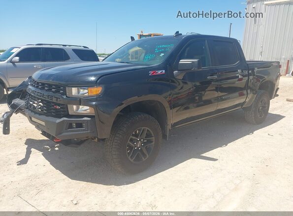 1GCPYCEK0NZ233642 2022 CHEVROLET SILVERADO Blue Առջևի ձախ երեք քառորդ տեսարան