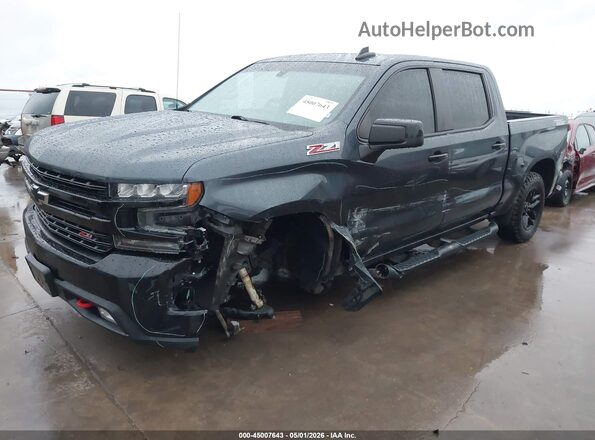 1GCPYFED0KZ257969 2019 CHEVROLET SILVERADO Gray Передня ліва чверть