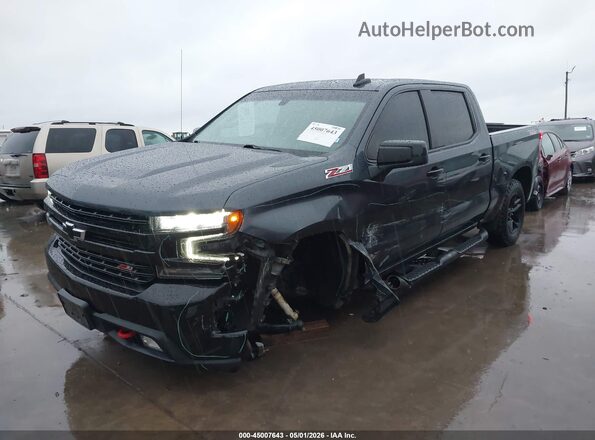 1GCPYFED0KZ257969 2019 CHEVROLET SILVERADO Gray Вид спереду