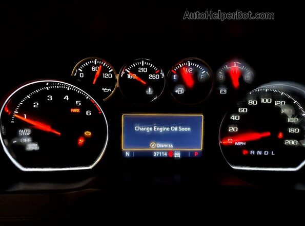 1GCPYFED0LZ299673 2020 CHEVROLET 1500 Черный Вид щитка приборов
