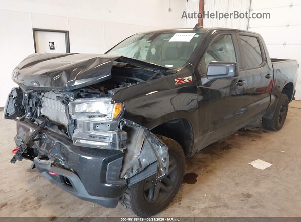 1GCPYFED1KZ131345 2019 CHEVROLET SILVERADO Black Передня ліва чверть