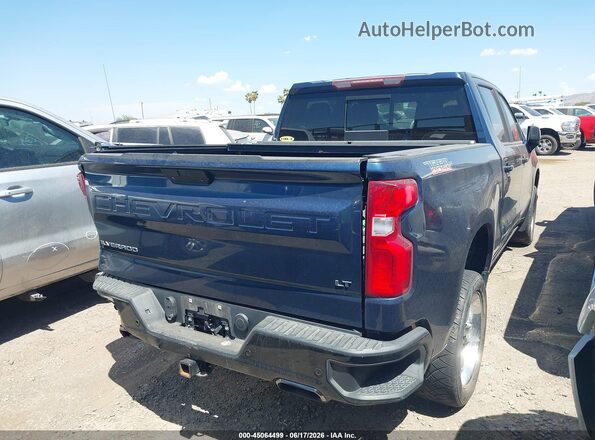 1GCPYFED3KZ137034 2019 CHEVROLET SILVERADO Blue Tył prawy