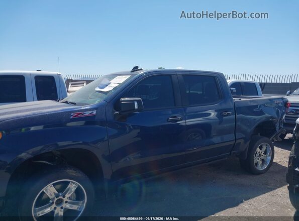 1GCPYFED3KZ137034 2019 CHEVROLET SILVERADO Blue Widok wnętrza 360 stopni