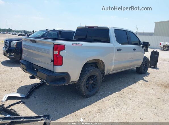 1GCPYFED3LZ374883 2020 CHEVROLET SILVERADO Silver Tył prawy