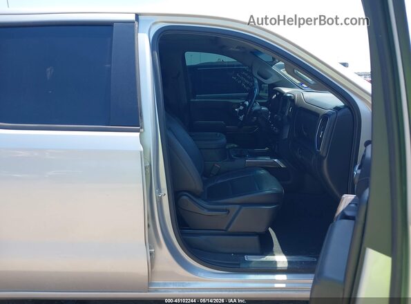1GCPYFED3LZ374883 2020 CHEVROLET SILVERADO Silver Widok wnętrza z przodu