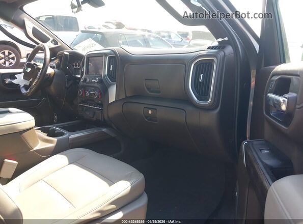 1GCPYFED4KZ293406 2019 CHEVROLET SILVERADO Blue Widok wnętrza z przodu