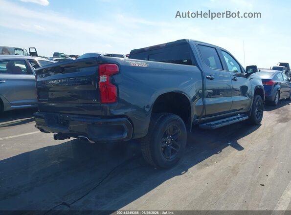 1GCPYFED4KZ293406 2019 CHEVROLET SILVERADO Blue Tył prawy