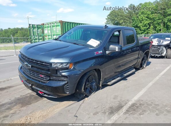 1GCPYFED4KZ293406 2019 CHEVROLET SILVERADO Blue Przód lewy