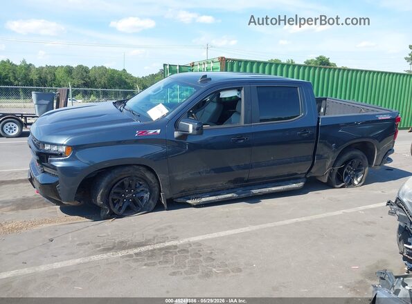 1GCPYFED4KZ293406 2019 CHEVROLET SILVERADO Blue Widok wnętrza 360 stopni