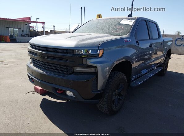 1GCPYFED8LZ313805 2020 CHEVROLET SILVERADO Серый Передняя левая четверть