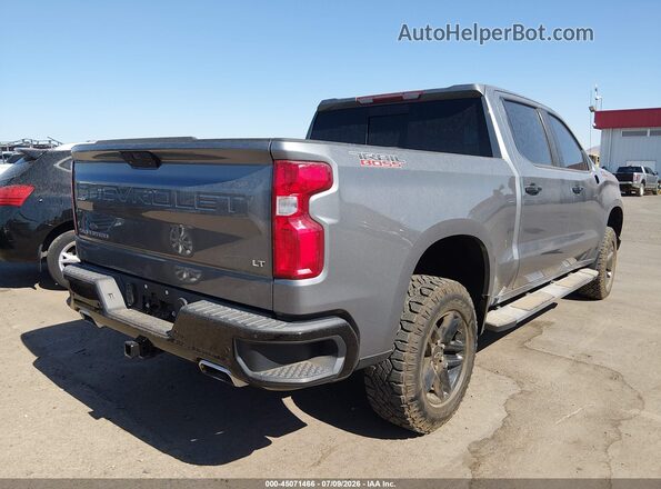 1GCPYFED8LZ313805 2020 CHEVROLET SILVERADO Серый Задняя правая четверть
