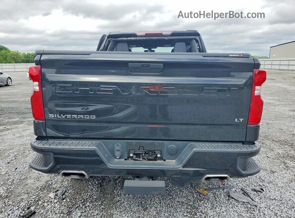 1GCPYFED8LZ378380 2020 CHEVROLET SILVERADO Black Rear view