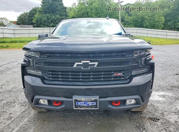 1GCPYFED8LZ378380 2020 CHEVROLET SILVERADO Black Front view