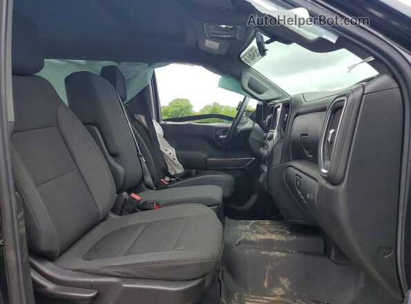 1GCPYFED8LZ378380 2020 CHEVROLET SILVERADO Black Front interior view