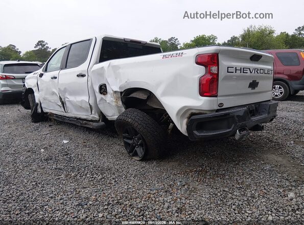 1GCPYFED9MZ107023 2021 CHEVROLET SILVERADO White Rear left