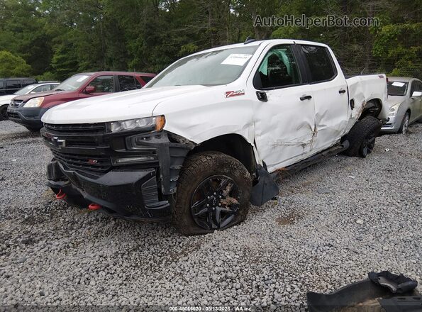 1GCPYFED9MZ107023 2021 CHEVROLET SILVERADO White Front left