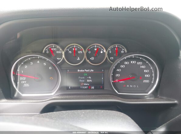 1GCPYFEDXKZ288792 2019 CHEVROLET SILVERADO Black Հետևի նստատեղերի տեսք