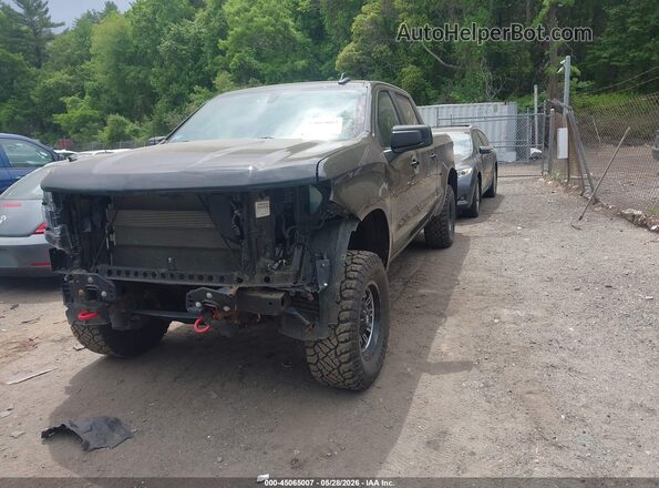 1GCPYFEDXKZ288792 2019 CHEVROLET SILVERADO Black Առջևի ձախ երեք քառորդ տեսարան