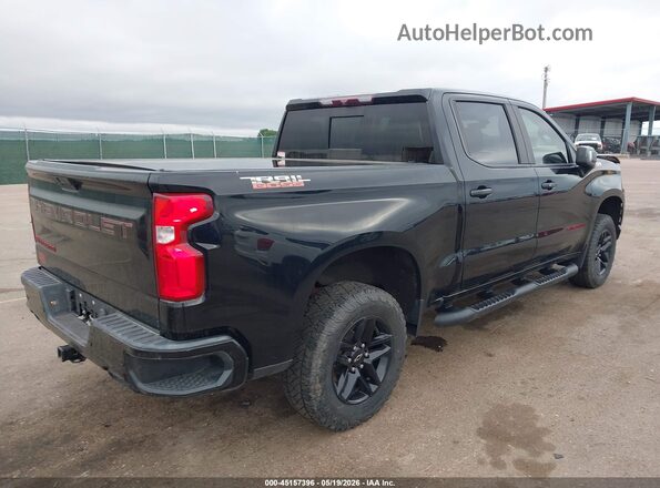 1GCPYFELXLZ277753 2020 CHEVROLET SILVERADO Black Tył prawy