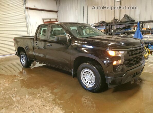 1GCRAAEK6PZ133985 2023 CHEVROLET SILVERADO Black Առջևի աջ