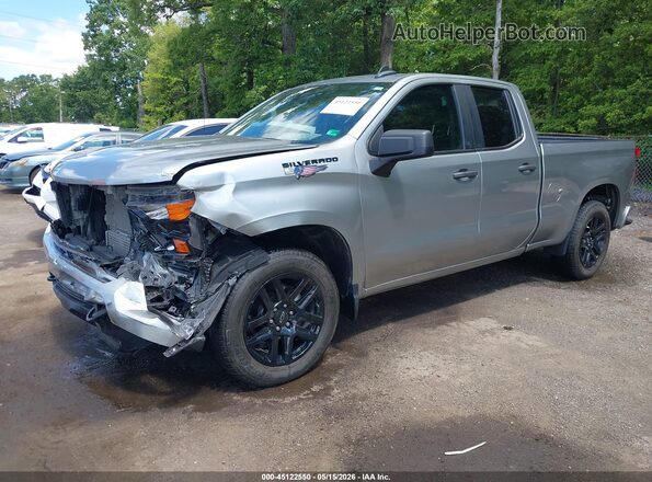 1GCRABEK3PZ208535 2023 CHEVROLET SILVERADO Silver Przód lewy