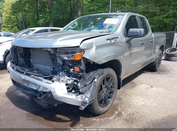 1GCRABEK3PZ208535 2023 CHEVROLET SILVERADO Silver Widok z przodu