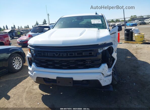 1GCRABEK5SZ112513 2025 CHEVROLET SILVERADO White Սալոնի հետևի տեսք