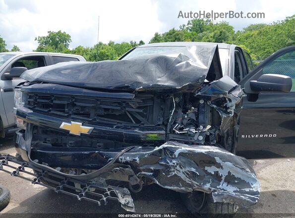 1GCRCPECXHZ304275 2017 CHEVROLET SILVERADO Black Front view