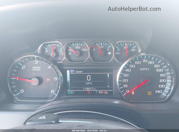 1GCRCREC9HZ274908 2017 CHEVROLET SILVERADO Gray Հետևի նստատեղերի տեսք
