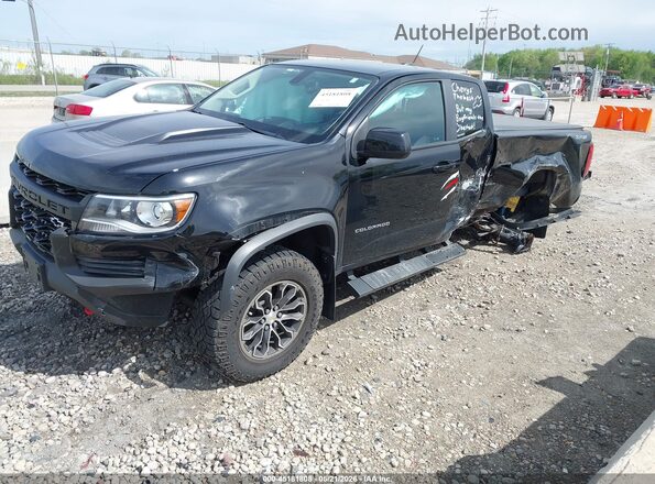 1GCRTEEN6M1226480 2021 CHEVROLET COLORADO Black წინა მარცხენა ხედი სამი მეოთხედიდან