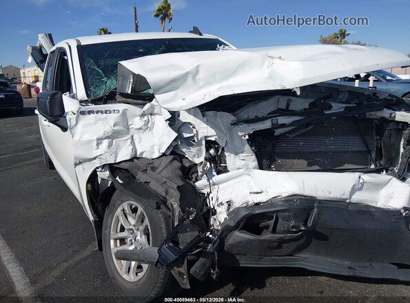 1GCRWDED0LZ377095 2020 CHEVROLET SILVERADO White Vista frontal