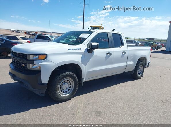 1GCRYAEF2MZ122654 2021 CHEVROLET SILVERADO White Առջևի ձախ երեք քառորդ տեսարան