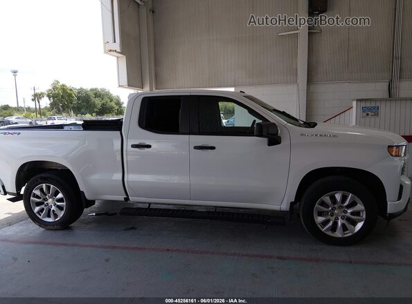 1GCRYBEK2MZ338085 2021 CHEVROLET SILVERADO White Вид задньої частини салону