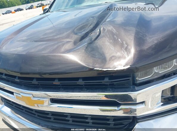 1GCRYDED3KZ175053 2019 CHEVROLET SILVERADO Black Front view