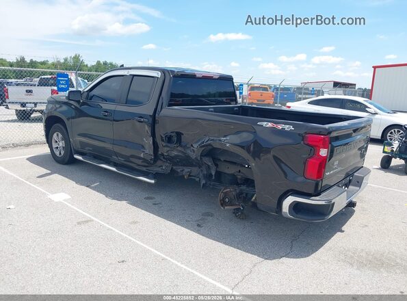 1GCRYDED3KZ175053 2019 CHEVROLET SILVERADO Black Rear left