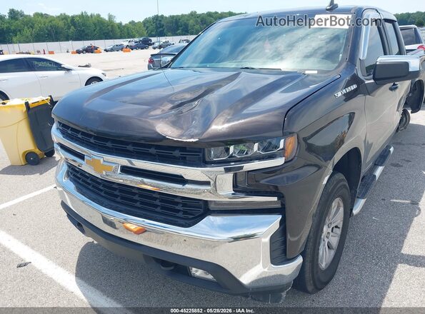 1GCRYDED3KZ175053 2019 CHEVROLET SILVERADO Black Instrument cluster view