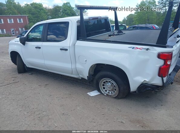 1GCUDAED3NZ588518 2022 CHEVROLET SILVERADO White უკანა მარცხენა